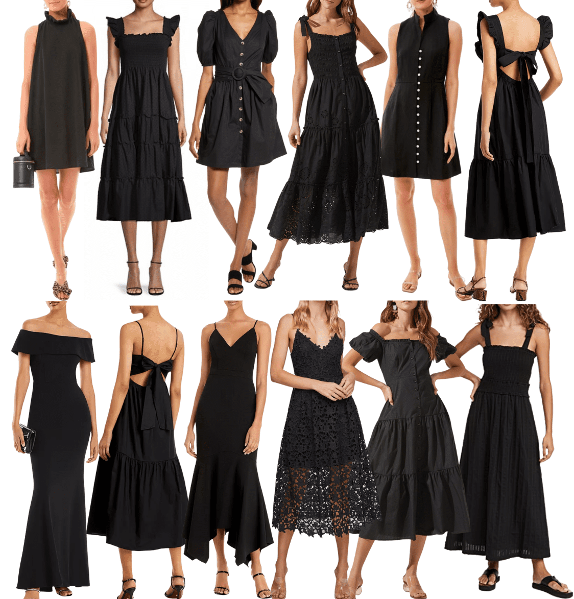 BLACK DRESSES