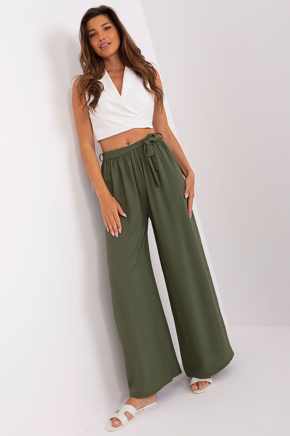  Women trousers model 183459 Och Bella 