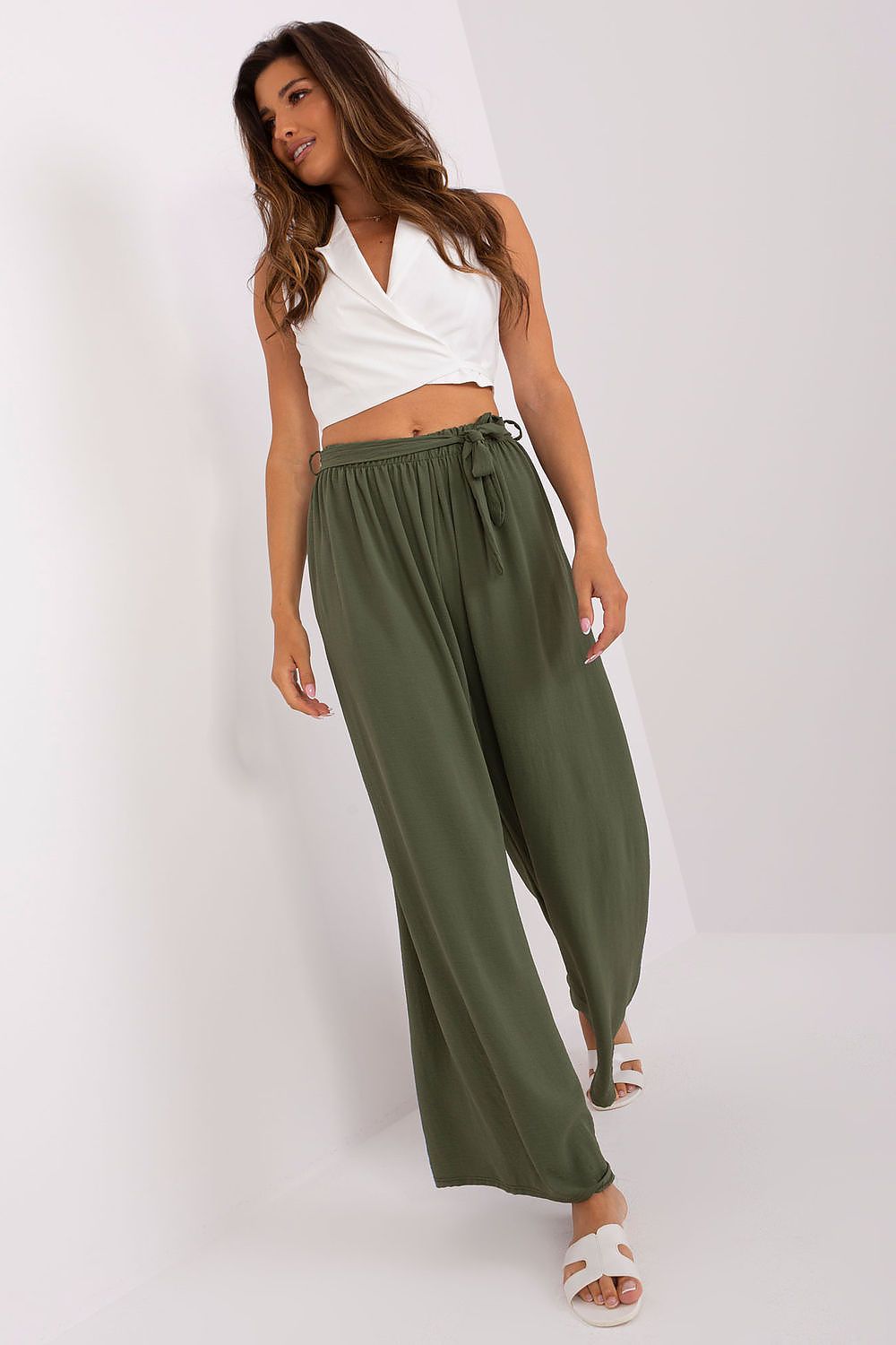  Women trousers model 183459 Och Bella 