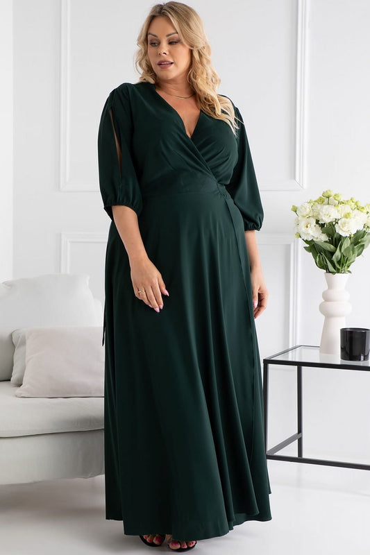 Plus size dress model 168941 Karko