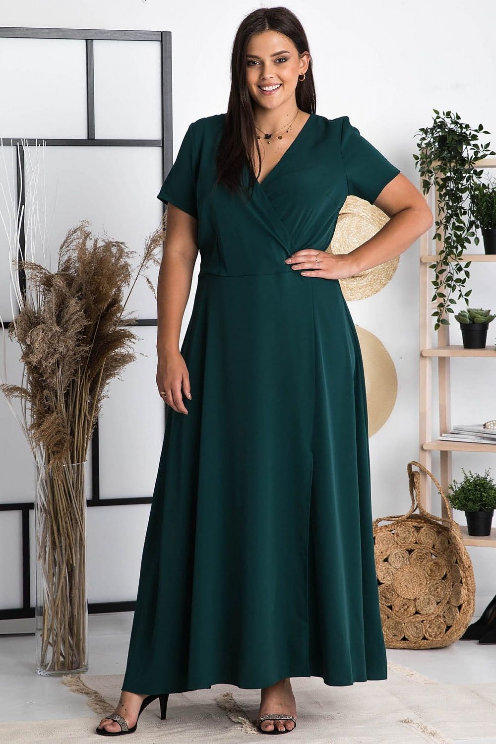 Plus size dress model 168952 Karko